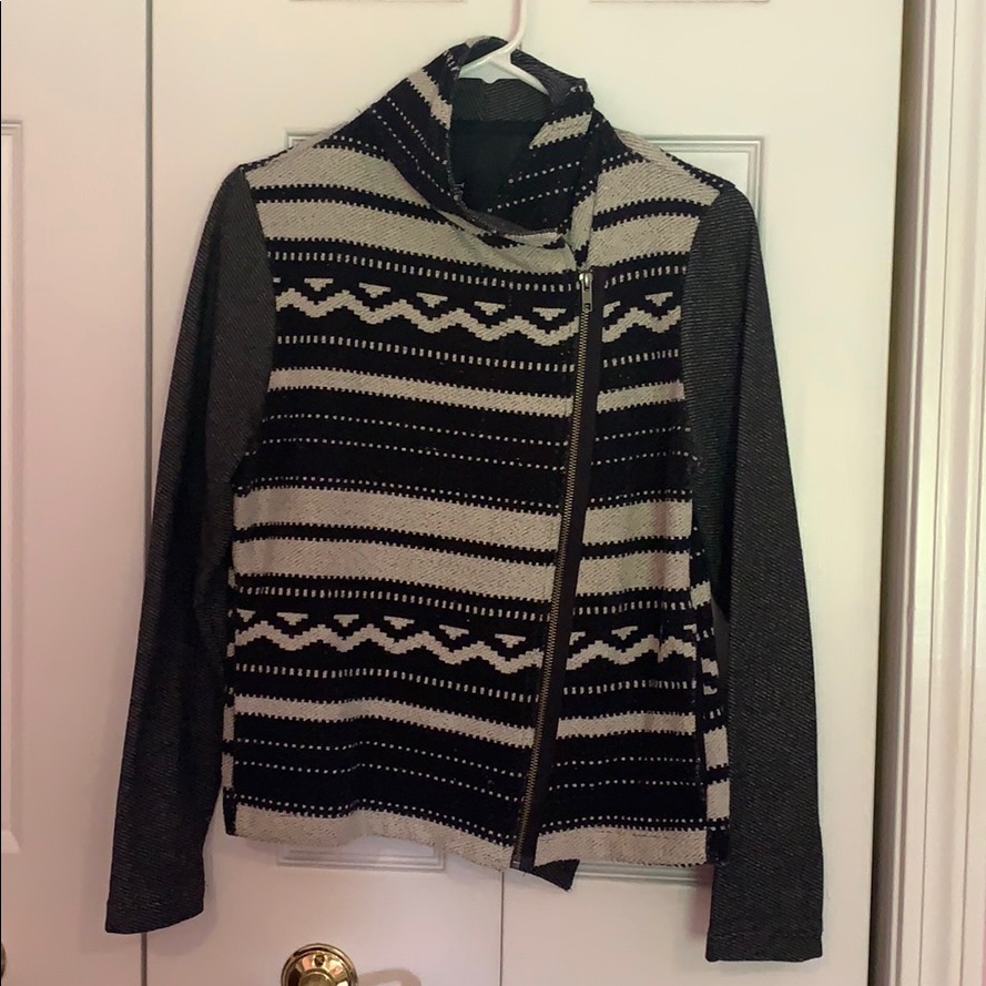 Off Centered Zip Jacket